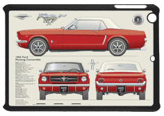 Ford Mustang Convertible 1965-67 Small Tablet Covers